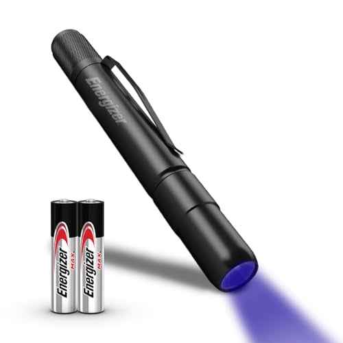 Energizer UV Flashlight Pen Light, LED Handheld Blacklight Flashlight, UV + White LED, Detector for Dog Pet Urine Stains, Bed Bugs and Scorpions (Batteries Included)