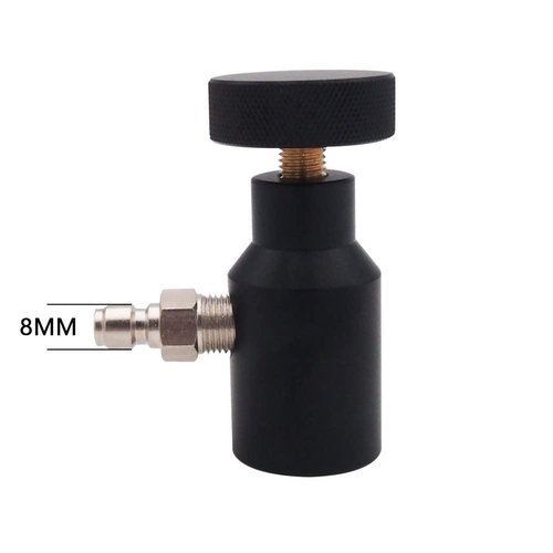 Heyxire Paintball Co2 Fill Adapter Compressed Air Fill Station Remote On or Off ASA Adapter with 3000psi Gauge