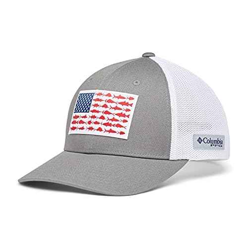 Columbia Women's PFG Logo Mesh Ball Cap-High Crown