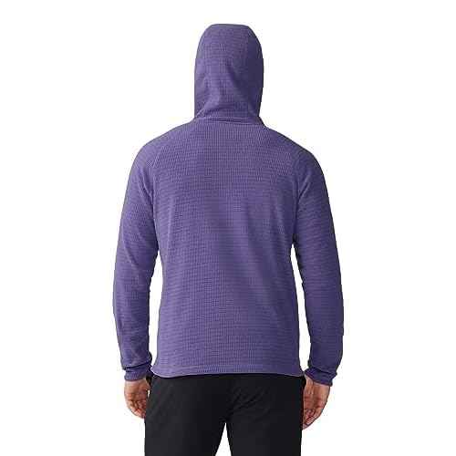 Mountain Hardwear Men's Summit Grid Hoody for Backpacking, Hiking, Camping, and Casual Wear | Lightweight and Insulated