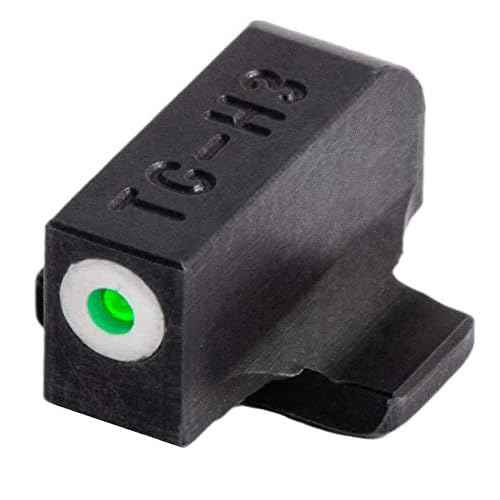 TRUGLO Tritium Pro Night Sights, Compatible with Sig Sauer Handguns | Compact Durable Glow-in-The-Dark Front & Rear Gun Sights with White Focus Lock Front Ring