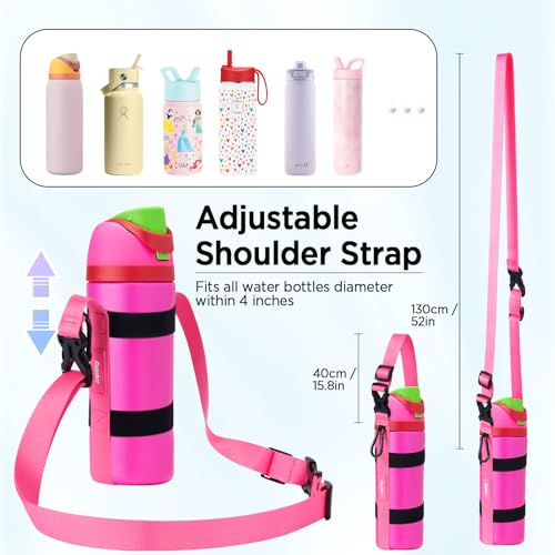 Water Bottle Holder Strap Sling for All Berries - Universal Fit, 24-40 oz
