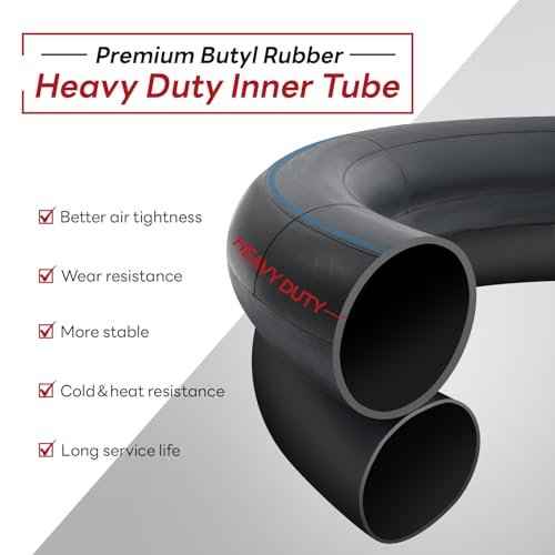 20x3.5 20x4.0 Heavy Duty Fat E-Bike Tube, 20" Replacement Fat Bicycle Inner Tube(Single), Reliable 20 x 3.5-4.0 Bike Inner Tube AV32mm Schrader Valve for City/Road/Mountain/Electric Cycling Scenarios