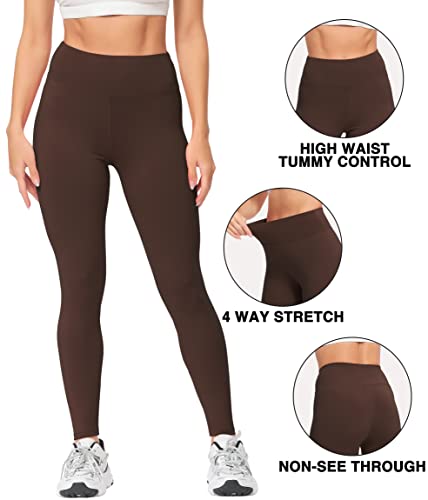 Natural Feelings Buttercloud High Waist Ultra Soft Leggings for Women XX-Large - Brown