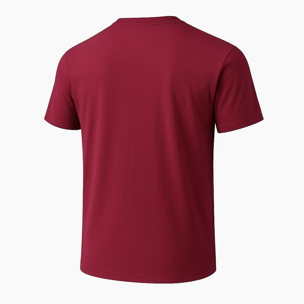 2-Pack Bulk Men’s V-Neck T-Shirts – Soft Pre-Shrunk Premium Cotton, Short Sleeves, Reinforced Collar, Crew Neck, Casual Fit