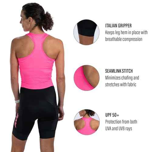 Zoot Women¡¯s Core Sleeveless Tri Aero SLVS FZ Racesuit, Quick-Dry Sleeveless Triathlon Suit with Chamois & Race Storage