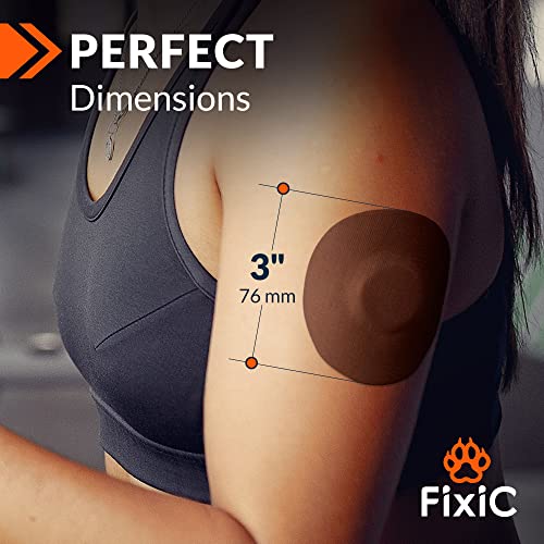 Freestyle Sensor Adhesive Patches for Libre 2, 3, 3+ - 25 Pack Coffee Variation