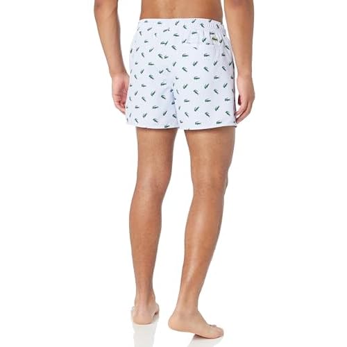 Lacoste Men's Standard Allover Croc Swim Short