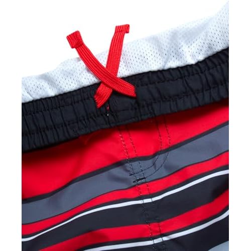 Big Chill Boys Rash Guard Set - 2 Piece UPF 50+ Quick Dry Sun Protection Swim Shirt and Swimming Trunks (Sizes: 4-14)