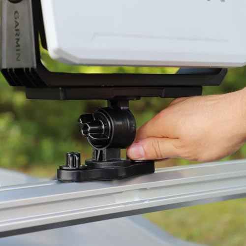 YakAttack Zero Play LockNLoad Track Mount & Rail Adapter | Heavy Duty Kayak Mounting Base for Fish Finders, Rod Holders & Accessories | Keep Kayak Fishing Accessories Secure | Made in USA