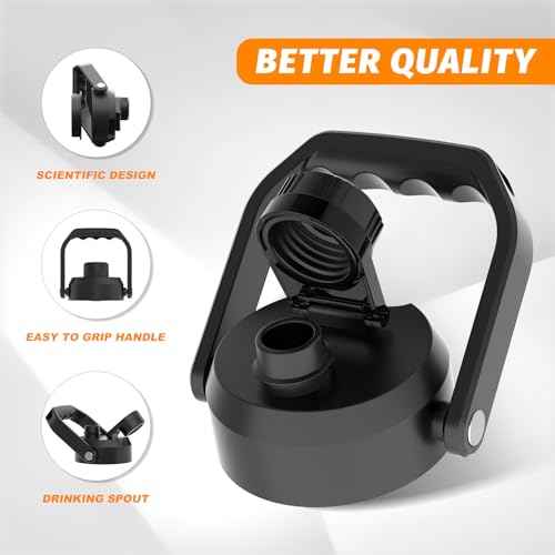 WATERSY Jug Lid for BJPKPK Half Gallon£¬ 2/3-Gallon and One Gallon Jugs £¬Fits 3.54-inch Caliber Water Bottles£¬Made of BPA Free Plastic£¬Easy to Carry£¬Sturdy and Long-Lasting