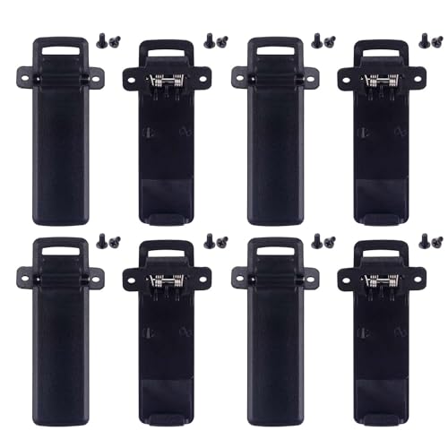 8 Pack Belt Clips for Baofeng UV-5R UV-5RA UV-5RB UV-5RC Two-Way Radio