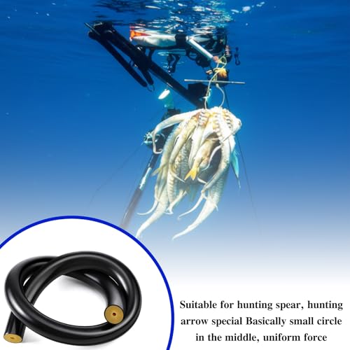 Pangda Fishing Gun Elastic Tube Speargun Band Hose - Black