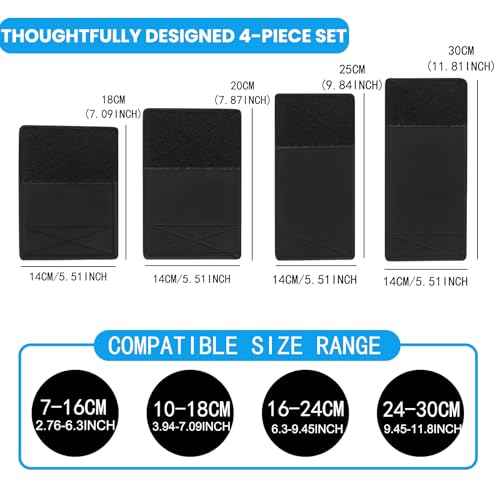 Besudo Bicycle Frame Protector Neoprene Set of 4 ? Frame Protection Ebike for Bicycle Carrier Transport ? Carbon Transport Protection Suitable for Thule Bicycle Carrier ? E Bike Accessories-051