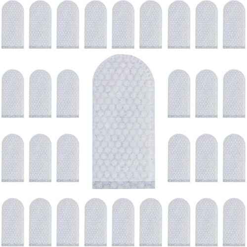 100 PCS Cotton Finger Cots, Finger Covers Protection for Finger Tips, Breathable, Sweat Resistant, and Wear-Resistant, Perfect for Work, Nails Cleaning, and Injured Fingers (White)