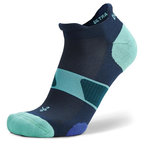 Balega UltraGlide No-Show Running Socks - Medium Legion Blue