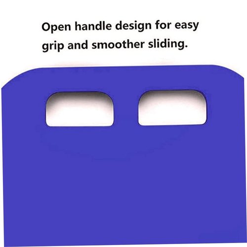Xweptuy Snow Carpet Sled, Roll Up Flying Carpet Sled, Lightweight Snow Sledge Portable Rolling Slider for Children Adult, 53x18 Inches (Blue) &