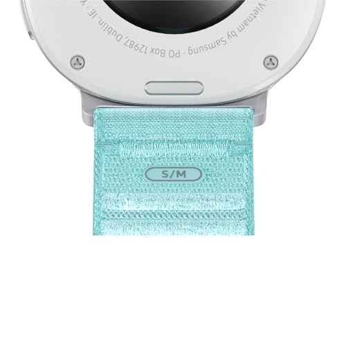 Galaxy Watch 8 Series Fabric Band, Nylon, Dynamic Lug System, Comfort Fit, Contoured Fit, Lightweight, Compatible with Galaxy Watch 8 and Watch 8 Classic, S/M Mint