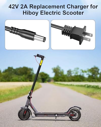 42V Electric Scooter Charger for Hiboy S2, Max, NEX, KS4 | Replacement Power Supply