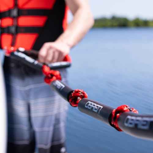 O'Brien Pro Surf Rope ? 10¡± EVA Handle, 25¡¯ Braided Line, Knotted Grips for Wake Surfing ? Durable & Comfortable Wakesurf Rope