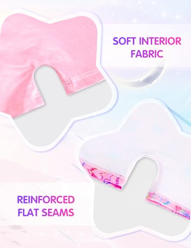Girls Gymnastics Leotard 4-Way Stretch Quick Dry Racerback 1-10Y Pink 4-5T