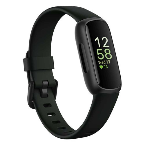Fitbit Inspire 3 Fitness Tracker – Advanced Health Insights with Stress Management, Workout Intensity & Sleep Tracking, 24/7 Heart Rate, Includes Small and Large Classic Bands - Midnight Zen/Black