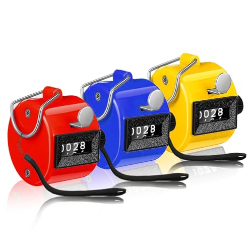4-Digit Handheld Clicker Counter for Sports Coaching & Golf Scoring