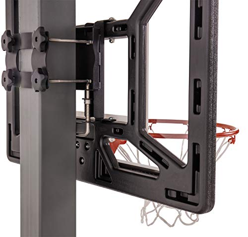 Silverback Junior Youth 33" Basketball Hoop with Lock ?˜n Rock Mounting Technology Mounts to Round and Vertical Poles, Black (B8410W)