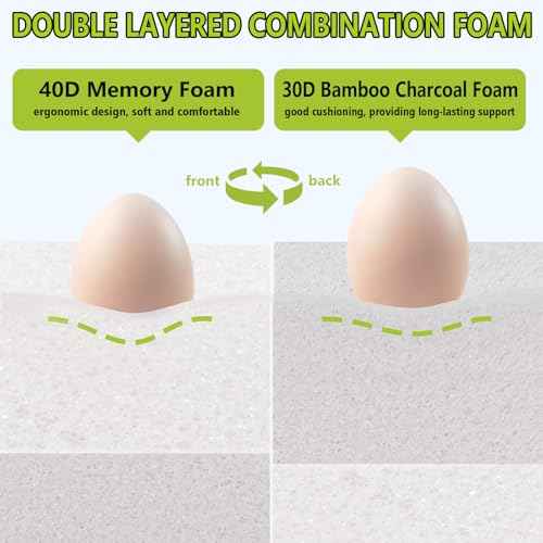 Stadium Seats for Bleachers with Integral Cutting Memory Foam, Stadium Seat Cushion Waterproof Extra Thick Bleacher Cushion, Portable Stadium Cushions for Indoor Outdoor Events