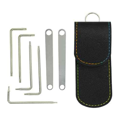 Handy 7Pack Mutitool Wrench Kit for L-eatherman Multi-Tools,Ideal for muti-tool maintenance Knurled Nut Wrenches Wide Compatibility with wave Rebar, Bond, PST, Charge+,Surge (Wrenches Kit)