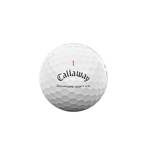 LostGolfBalls Chrome Soft X Triple Track Golf Balls for Callaway Golf, Near Mint Quality, Premium Used & Recycled, 72 Count