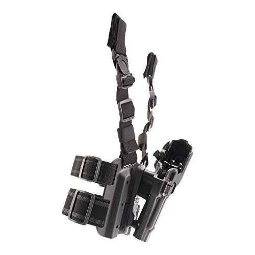 BLACKHAWK Serpa Level 3 Tactical Black Holster, Size 04, Right Hand (Beretta 92/96/M9 Std or A1 w/rails (NOT Brig/Elite)