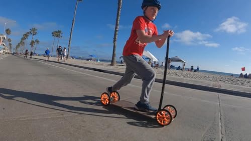 Removable Skateboard Handle for Balance Training and Learning
