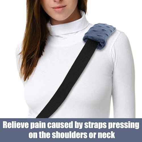 2 pack Strap Cushion for Arm Sling, Shoulder Brace Carry Strap Pillow Arm Elbow Wrist Injury Support Strap Pad Padding Pillow for Women Men and Kids (Dark Blue)