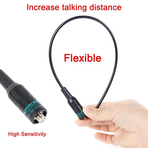 GMRS Radio Antenna 15.15 Inch 2 Pack - SMA Female, Long-Range Signal Boost