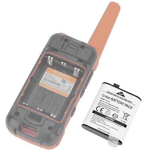 BOAOFENG F22 MP25 Battery Walkie Talkies BL-T22 Original Li-ion Battery 3.7V 1400mAh Compatible F22 MP25 Two Way Radio (2 Pack)