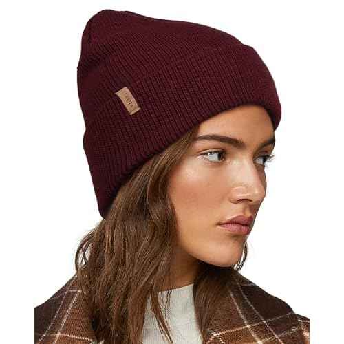 Beanie Hats for Women Men Winter Hats Womens Knitted Slouchy Beanies Cuffed Skull Cap Warm Ski Hat