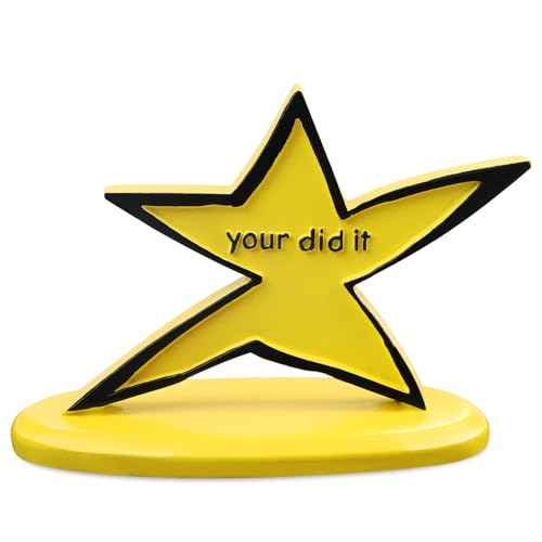 Funny Star Trophy with Humorous Your Did It Inscription - Funny Graduation Gift Gifts for Coworkers Cute Desk Decor Birthday Gift Encouragement Gift Funny Gag Gifts