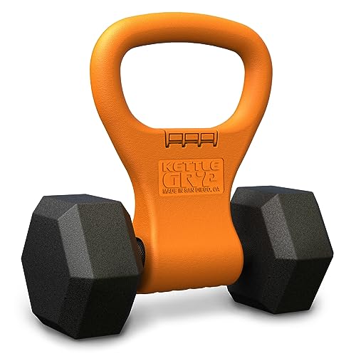 Dumbbell to Kettlebell Converter Handle - Fits Most Standard Gym Weights