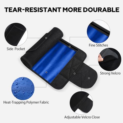 Waist Trimmer Belt for Men & Women - Sweat Belly Fat Loss Band
