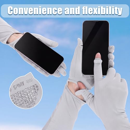 Yahenda 2 Pairs UV Protection Driving Gloves Long