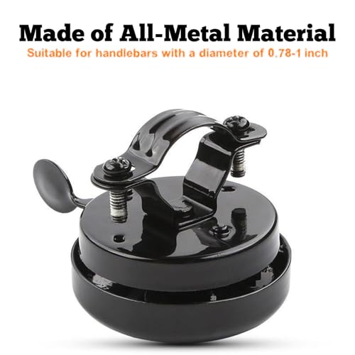 Bike Bells Fully Metal 2 Pack Cycling Horns, Loud Ringing Sound, Easy Installation, Bicycle Accessories