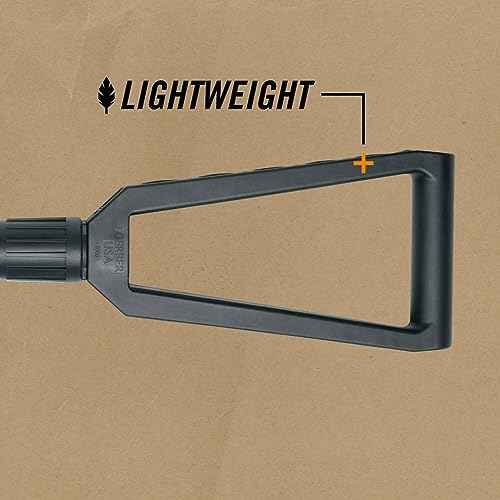 Gerber Gear Military Style Tactical Folding Spade E-Tool, Heavy-Duty All Purpose Camping and Emergency Car Shovel with Serrated Edge, Compact Survival Gear, Black