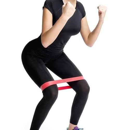 Resistance Bands for Working Out, Exercise Bands Latex Elastic Bands for Yoga, Pilates, Rehab, Fitness and Home-Black