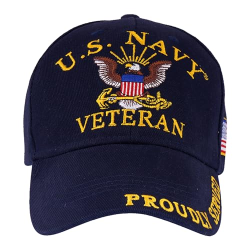 Unisex US Navy Cap - Navy Blue One Size Officially Licensed Military Hat