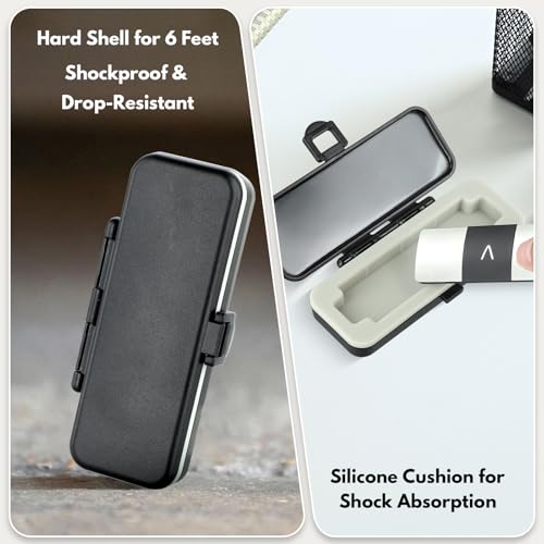 Hard Shell Case Only for KardiaMobile 6L & 6L MAX Heart EKG Monitor, Waterproof & Scratch-Resistant Kardia Mobile 6L Case, Easy to Carry