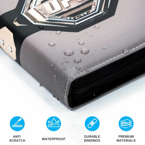 Combat-400 Sports Card Binder - 400 Pocket Waterproof PU Storage Album