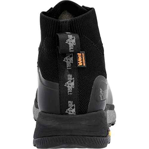 ROCKY Summit Elite R.A.K. eVent Waterproof Knit Hiking Boot, Black, Size 9(M)