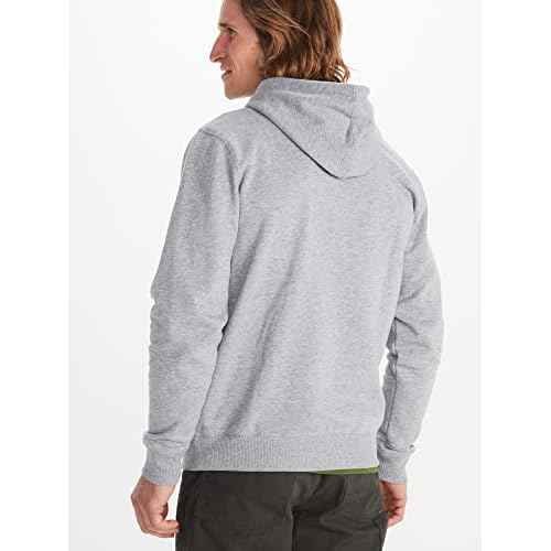Marmot Men's Culebra Peak Hoody - Hooded Midweight Pullover Fleece Sweatshirt with Screen Printed Graphic and Kangaroo Pocket