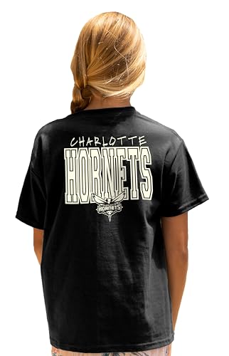 Youth NBA T-Shirt Charlotte Hornets Large Black - Unisex Kids Sports Tee